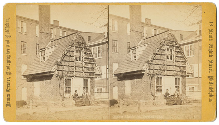 James Cremer, A Reminiscence of the Old Quaker Almshouse, ca. 1876.